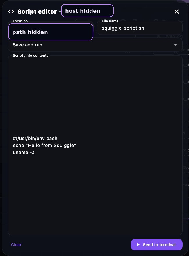 Script Automation in Squiggle